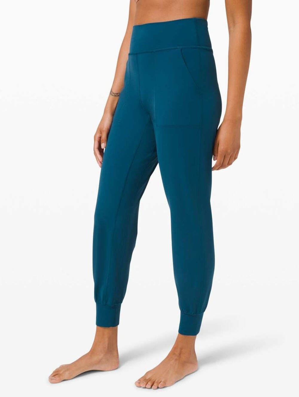 Lululemon High-Rise Teal Jogger Pants with Pockets SZ 4